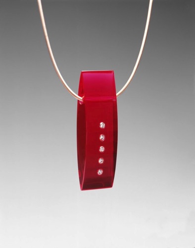 43. Ruby and Diamond Pendant